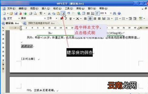 WPS跨文档应用格式刷详细操作步骤