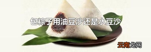 包粽子用油豆沙还是水豆沙