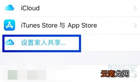 苹果家人共享怎么设置