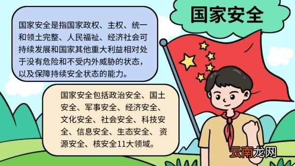 国家安全手抄报图片 简单 国家安全手抄报怎么画