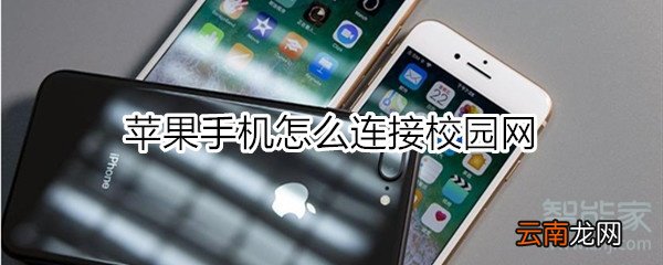 苹果手机怎么连接校园网