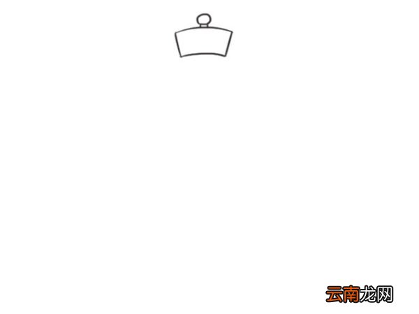 满族男士服饰简笔画
