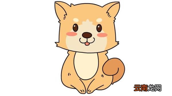 狗简笔画 狗的画法