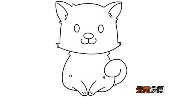 狗简笔画 狗的画法