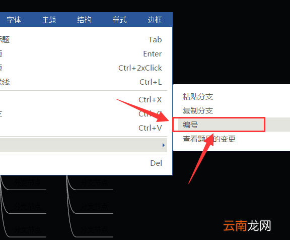 迅捷思维导图为导图加编号的操作内容讲解