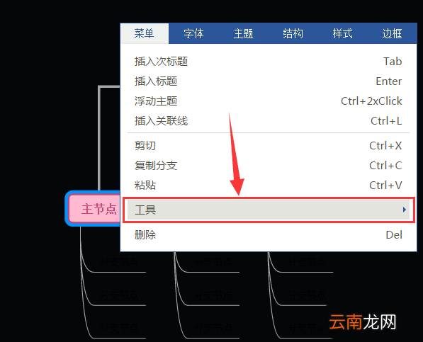 迅捷思维导图为导图加编号的操作内容讲解