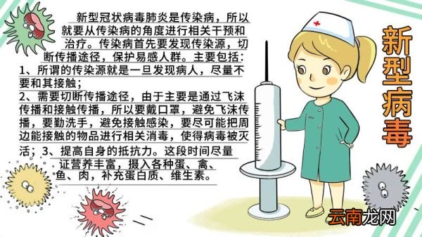 新型病毒手抄报图片 新型病毒手抄报怎么画