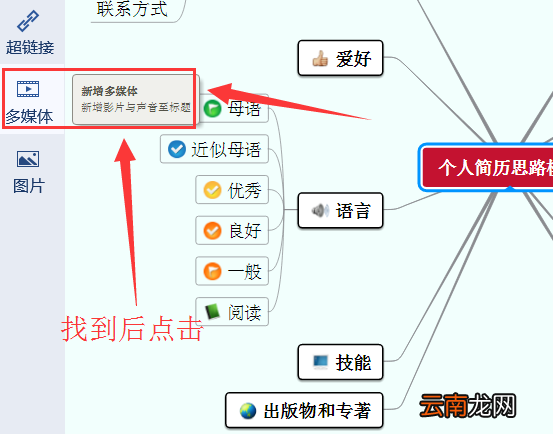 迅捷思维导图插入本地图片的详细操作步骤