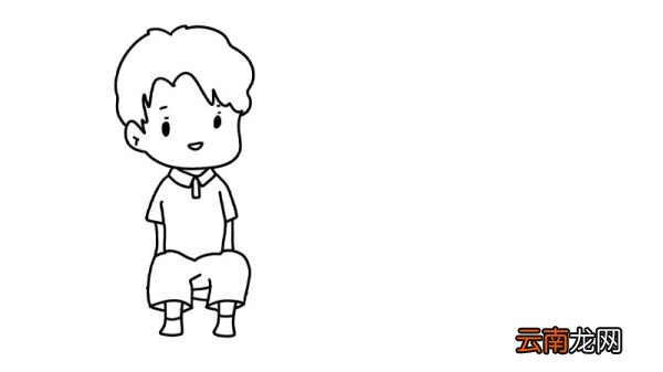 小男孩小女孩简笔画步骤小男孩小女孩简笔画教程