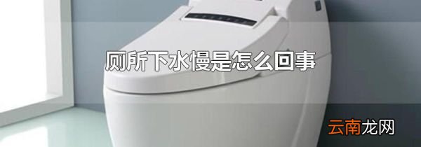 厕所下水慢是怎么回事