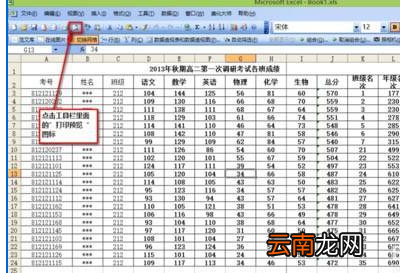 Excel设置打印格式具体操作步骤