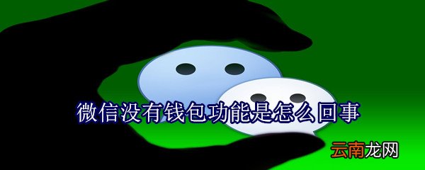 微信没有钱包功能是怎么回事