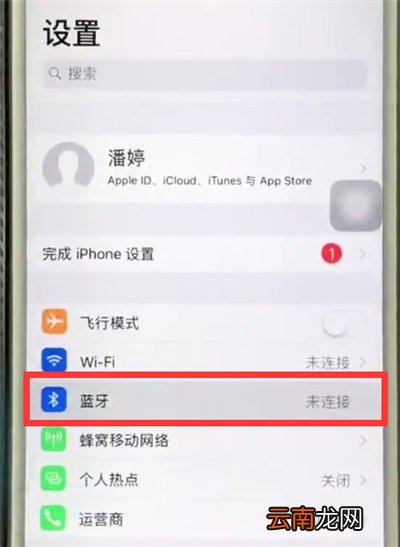 苹果6plus中打开蓝牙的操作步骤