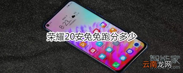 荣耀20安兔兔跑分多少