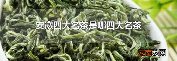 安徽四大名茶是哪四大名茶