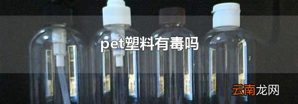 pet塑料有毒吗
