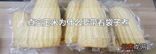 真空玉米为什么要带着袋子煮