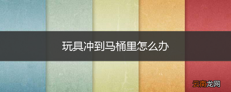 玩具冲到马桶里怎么办