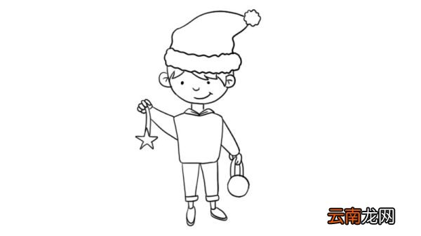 小孩装扮简笔画