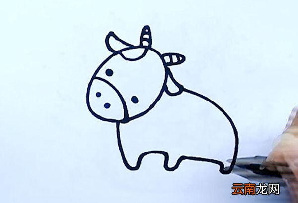 奶牛简笔画奶牛的简笔画