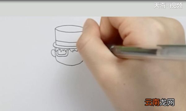 怪盗基德简笔画