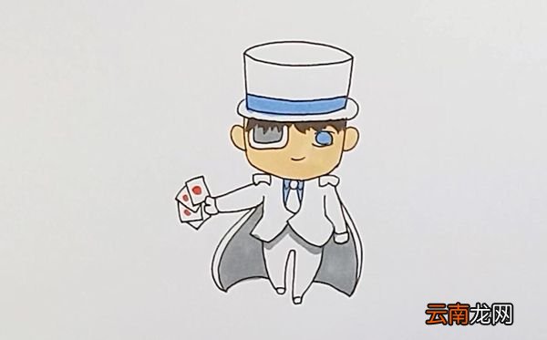 怪盗基德简笔画
