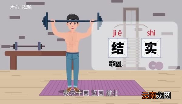 结实的意思 结实是什么意思