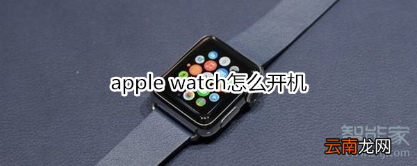 apple watch怎么开机