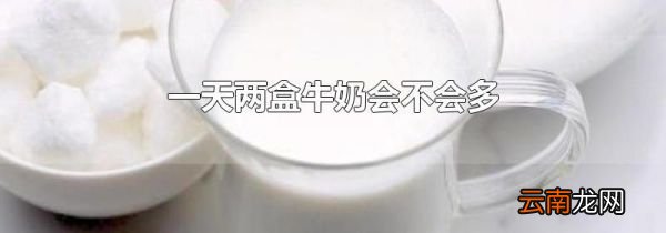 一天两盒牛奶会不会多