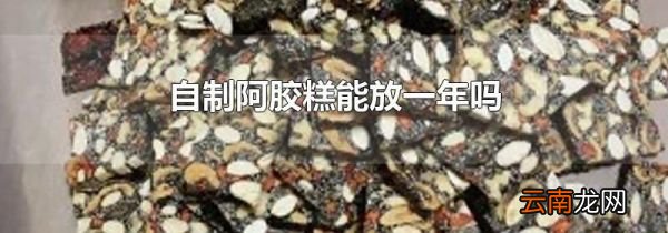 自制阿胶糕能放一年吗