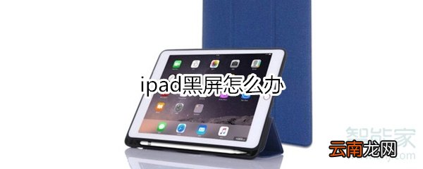 ipad黑屏怎么办