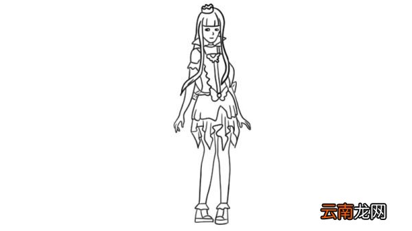 白光莹简笔画白光莹简笔画怎么画