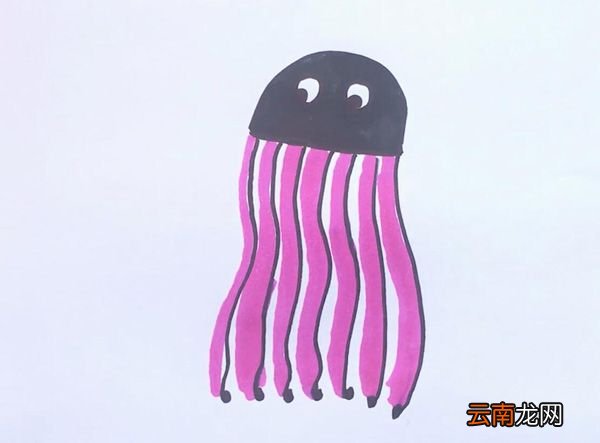 水母简笔画