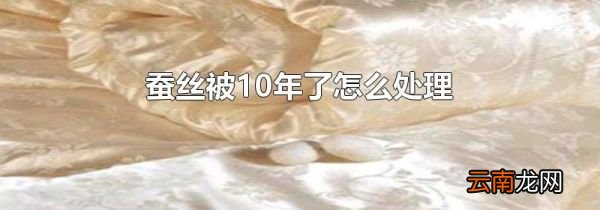 蚕丝被10年了怎么处理