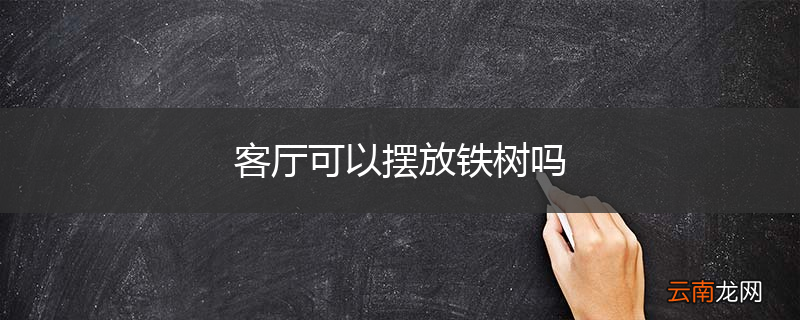 客厅可以摆放铁树吗