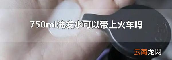 750ml洗发水可以带上火车吗