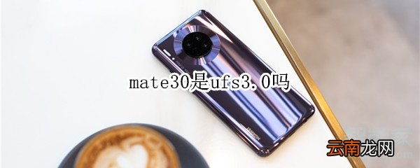 mate30是ufs3.0吗