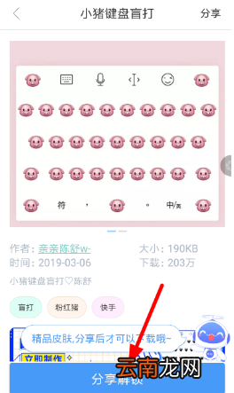 讯飞输入法设置盲打皮肤的教程