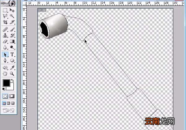 ps制作套筒扳手矢量图的操作流程