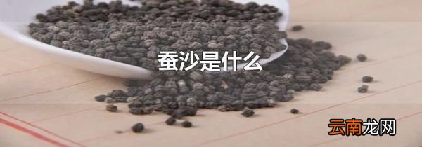 蚕沙是什么