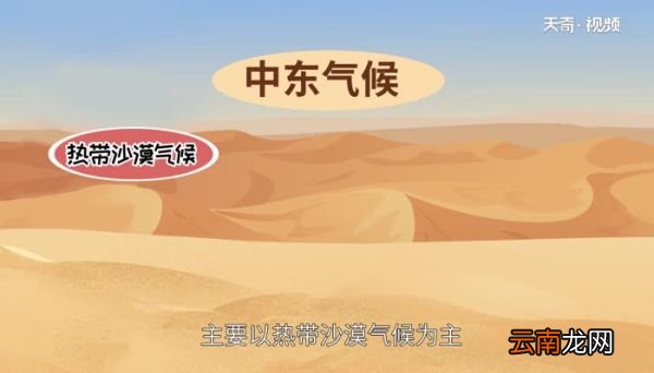 中东气候类型以什么气候为主中东气候类型主要是什么气候