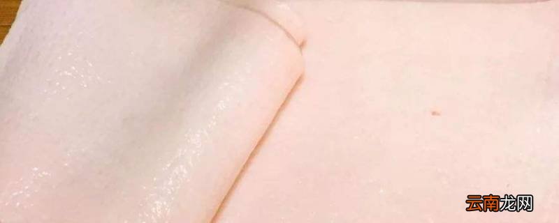 煮熟的猪皮怎么去毛