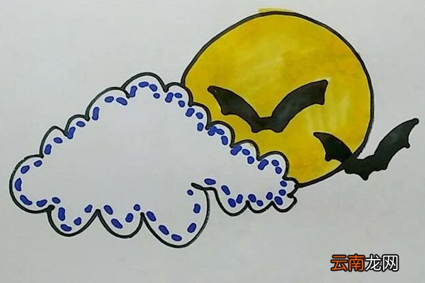 蝙蝠月亮简笔画 蝙蝠月亮在怎么画