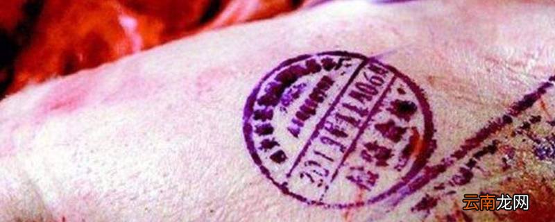 猪肉印章有几种