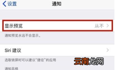 苹果手机怎么设置直接显示信息