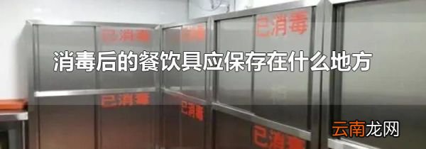 消毒后的餐饮具应保存在什么地方
