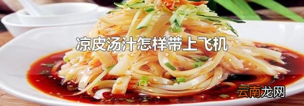 凉皮汤汁怎样带上飞机