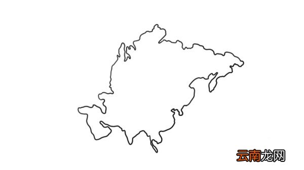 亚洲轮廓图简便画法亚洲轮廓图怎么画