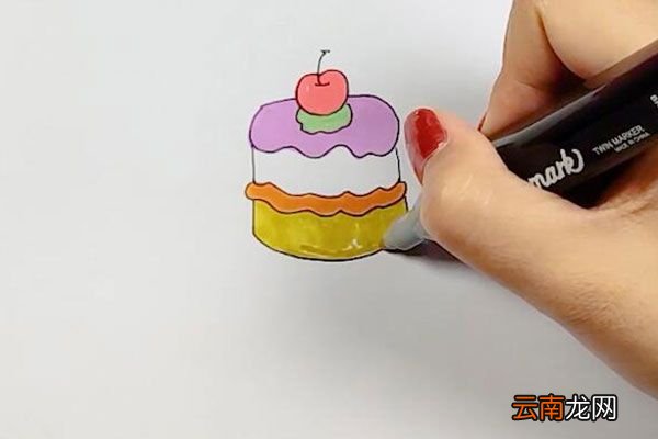 简笔画蛋糕