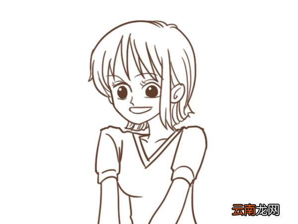 娜美简笔画